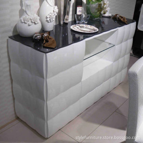 Good design tempered glass top kitchen cabinets